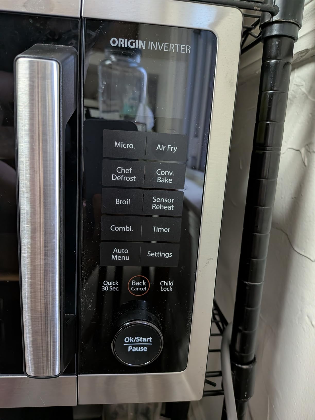 TOSHIBA OptiChef PRO MAX Air Fryer Combo Microwave Oven with 2.4-Inch Color Screen, Origin Inverter Technology, Smart Sensor, Compatible with Alexa, 1100W, 1.3 Cu.Ft, Silver ML2-STC13SAIT(SS) customer photo 2