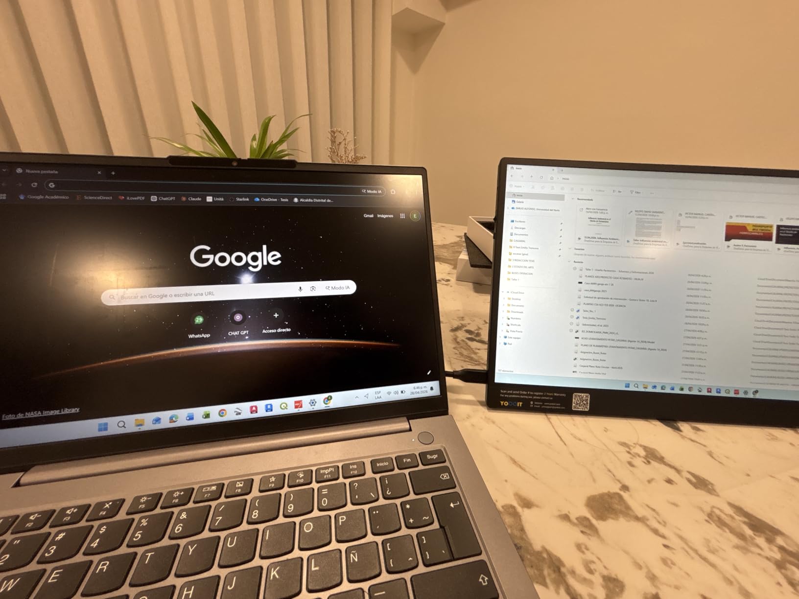 Yodoit Portable Monitor 15.6