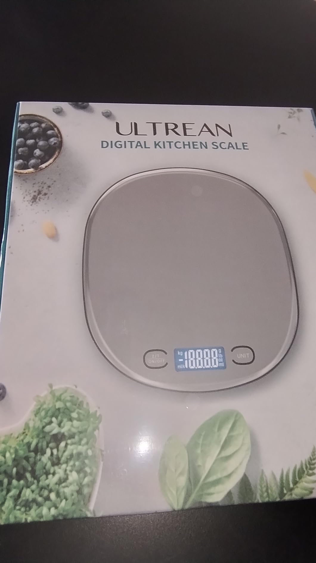 Ultrean Smart Food Scale with Nutritional Calculator, Kitchen Scale for Weight Loss, Food Weight Scale with App for Calorie & Macro Tracking, AI Scan, 33lb customer photo 2
