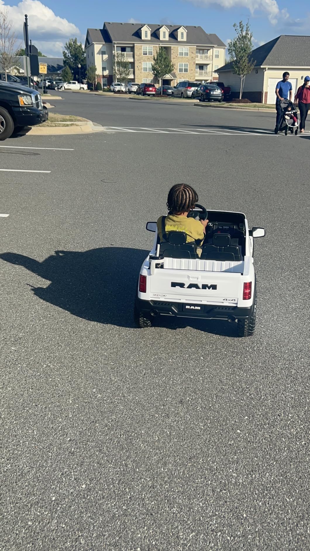 First Ride On 2 Seater Electric Car for Kids, Licensed RAM 1500 RHO 24V Ride on Truck w/Remote Control, Toddler Ride on Toys w/Bluetooth, LED Lights, Spacious Truck Bed, Gear Shifter customer photo 2
