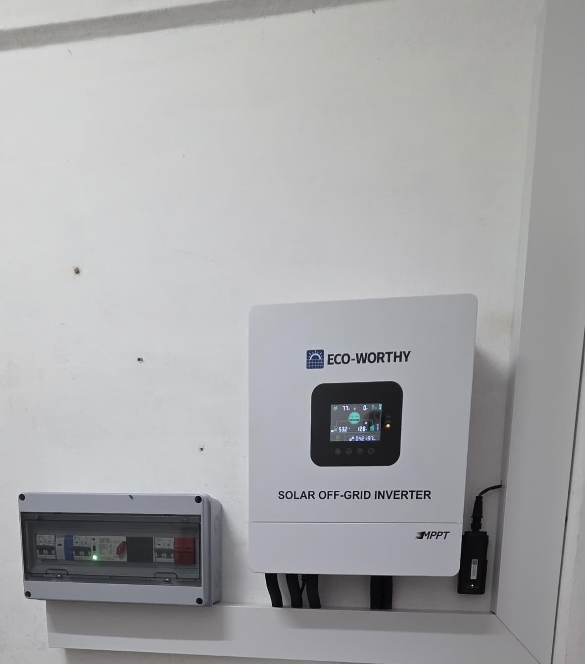 ECO-WORTHY Home Power Station Backup Power, 5120Wh LiFePO4 Battery Support Communication, Bluetooth and WiFi, AC 5000W Inverter, 1Hr/2.5Hr Fast Charge, for Home Backup, Emergency, Solar System customer photo 1