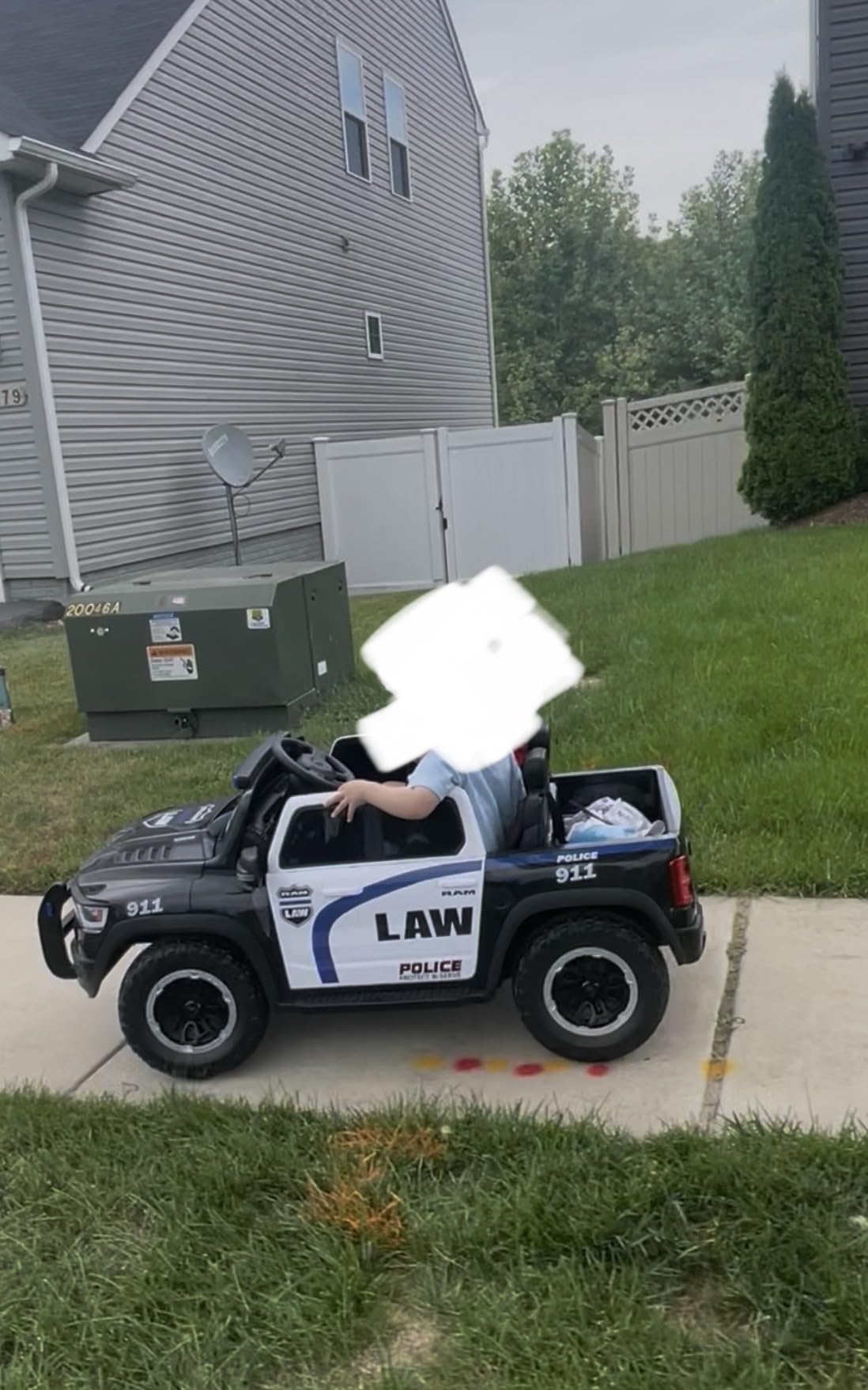 First Ride On Licensed Ram 1500 RHO 24V Kids Ride on Fire Truck, 2-Seater Firetruck Ride on Car with Remote Control, Electric Car for Kids with Siren, Flashing Lights, Bed Storage (Red 180W) customer photo 1