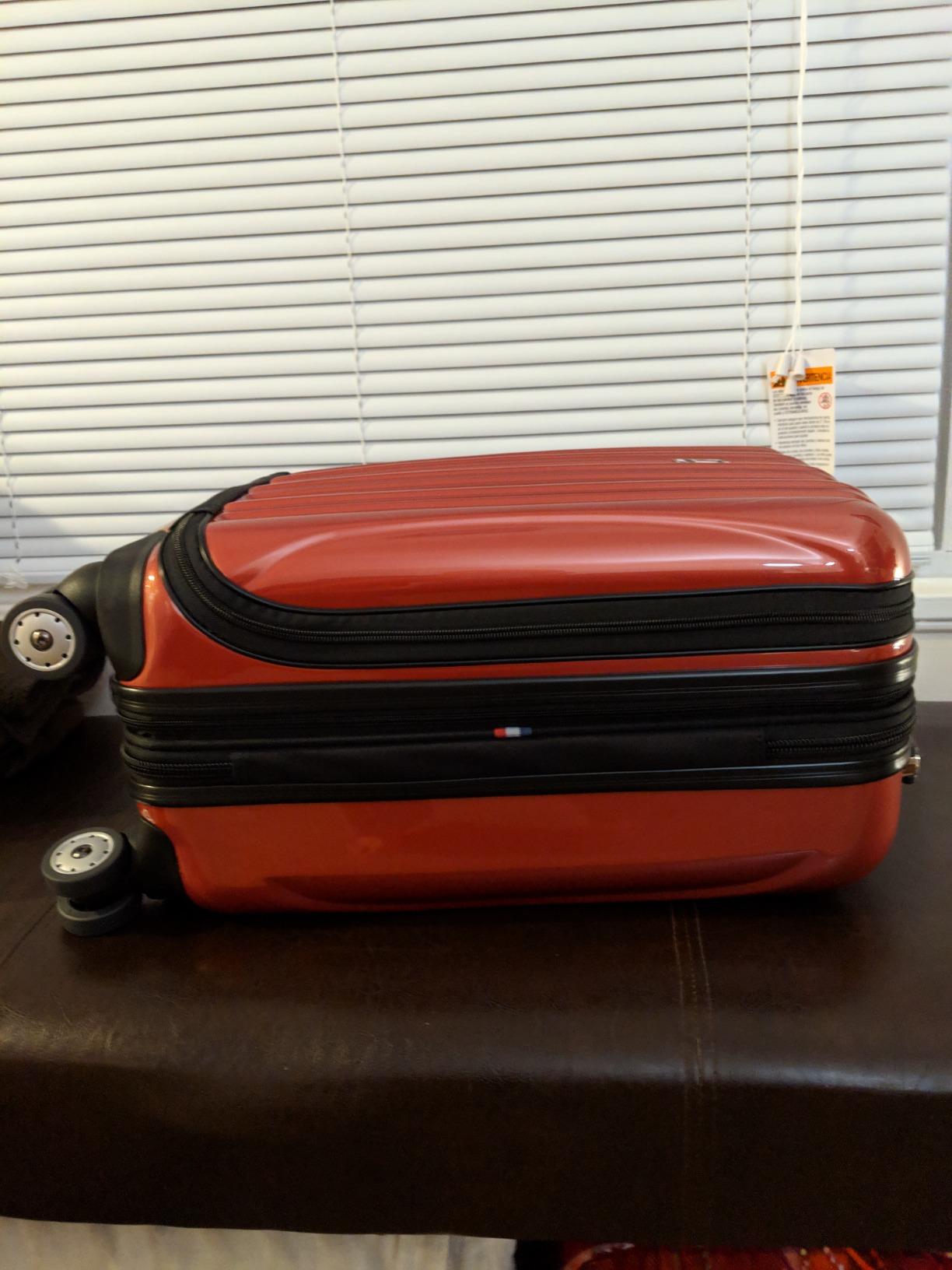 Delsey Helium Aero Hardside Expandable Luggage with Spinner Wheels, Plum, 3-Piece Set (21/24/28) customer photo 2