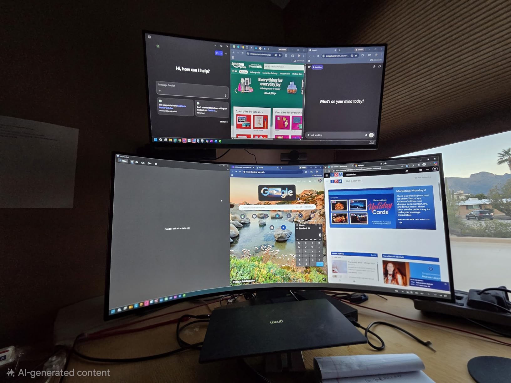 LG 34G600A-B 34-inch Ultragear WQHD (3440 x 1440) Curved Gaming Monitor 160Hz, AMD FreeSync Premium, HDR10, Built-in Speaker, HDMI 2.1, DisplayPort, Tilt/Height/Swivel Stand customer photo 1