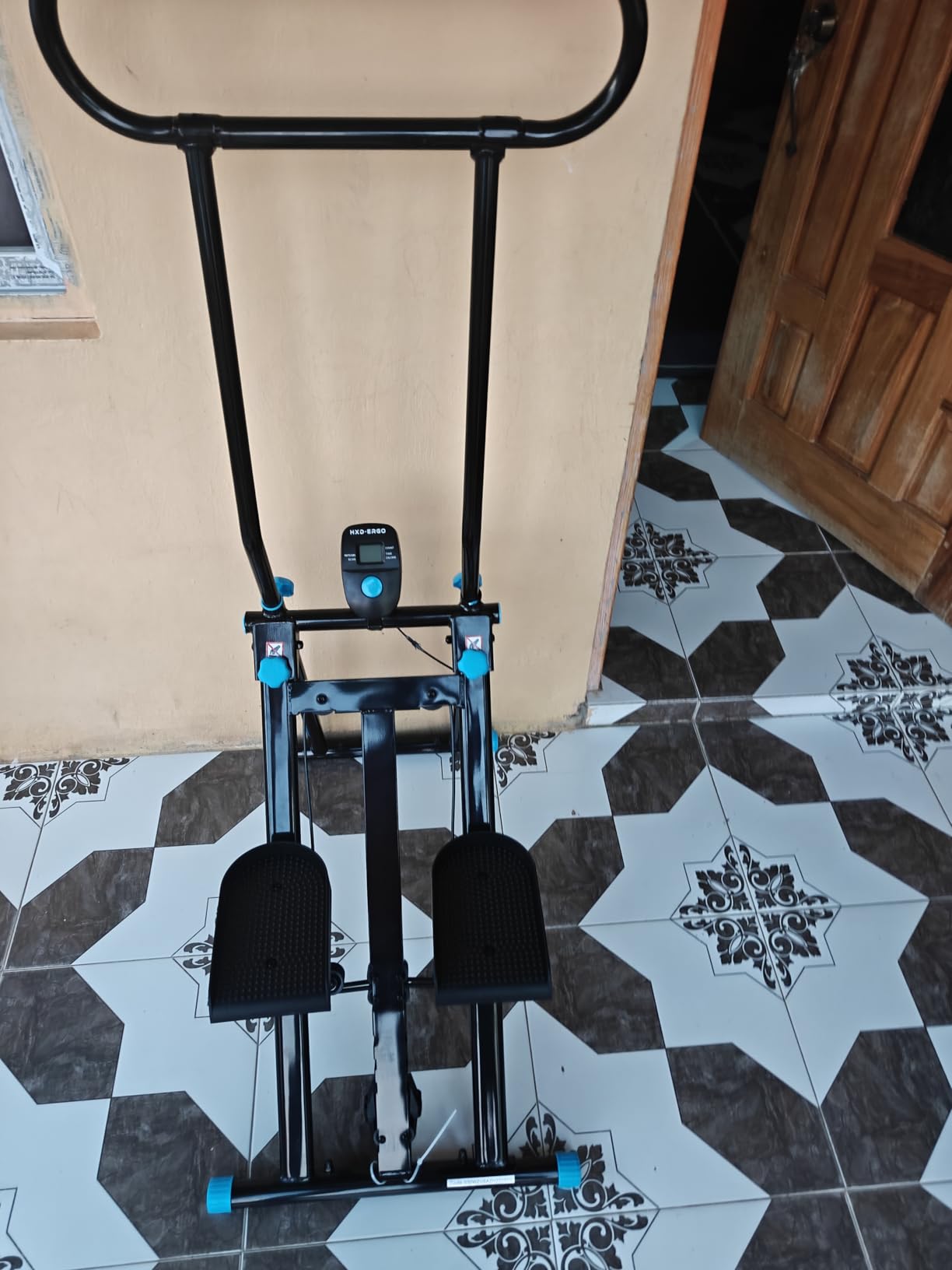 HXD-ERGO Stair Stepper for Home, New Version 6 Adjustable Resistance Vertical Climber Cardio Exercise Machine, Folding Stair Climber for Full Body Workout with Adjustable Handlebar customer photo 2