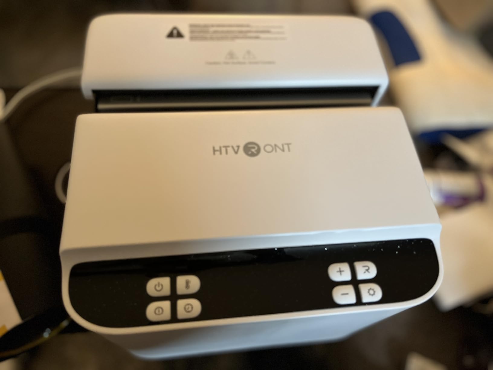 HTVRONT Auto Tumbler Heat Press 2 - A200H Full Cup Transfer Heat Press Machine for 40 OZ Tumbler with Handle, Heat Even Cups Sublimation Machine with Adjustable Pressure & 4 Memory Modes, White customer photo 1