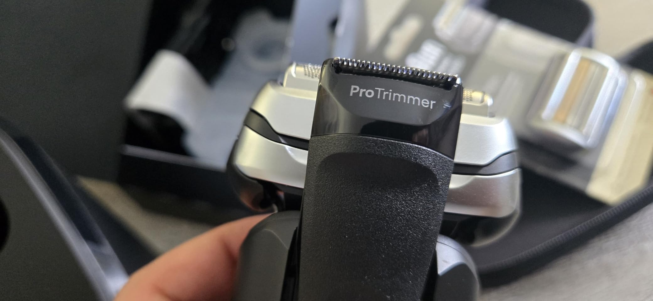 Braun Series 9 PRO+ Electric Shaver for Men, Wet & Dry Foil Razor, 6-in-1 SmartCare Center, Built-in Precision ProTrimmer, Replacement Head, Travel Case, Black 9660CCPS customer photo 2