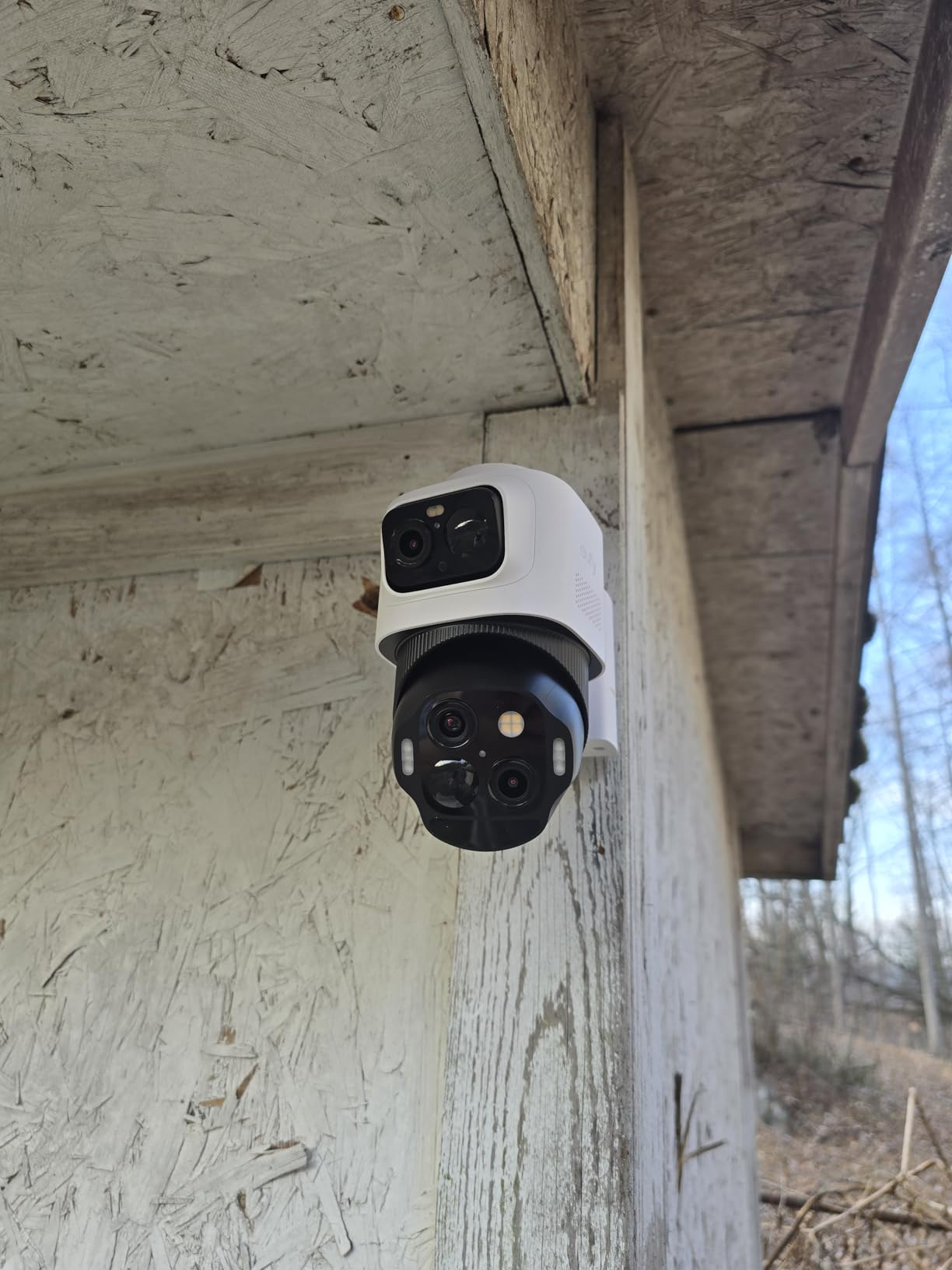 eufy Security eufyCam S4, 4K Solar Camera Wireless Outdoor, 3-Lens Bullet-PTZ Cam, 360° Coverage, 8X Auto Zoom, AI Recognition, AI Track, Color Night Vision, 0 Monthly Fee, Built in 32 GB Storage customer photo 2
