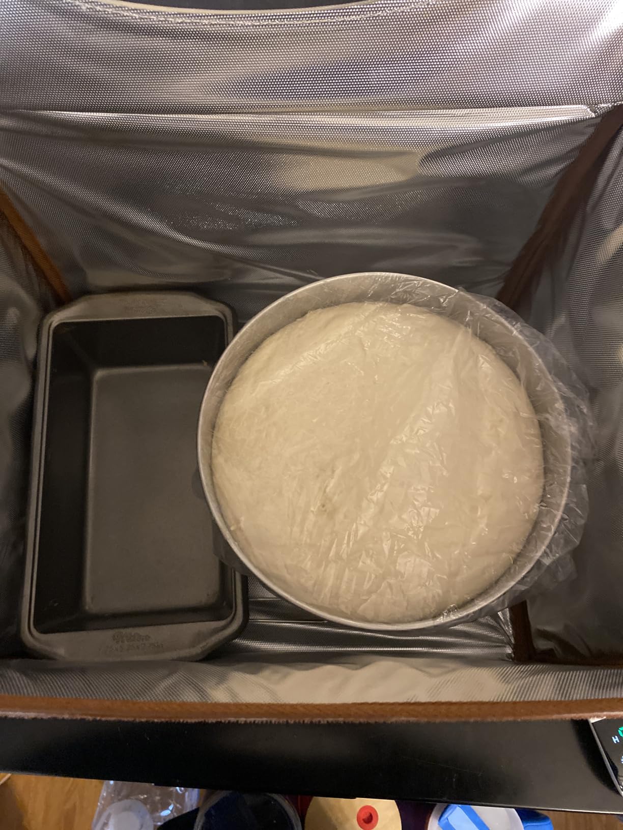 Folding Bread Proofing Box with Temp Control(50-122℉) & 48H Timer, Dough Proofer with Metal Rack, Proofing Box for Sourdough, Bread Baking, Pizza, Yogurt, Kombucha, Space-Saving & Easy to Use customer photo 1