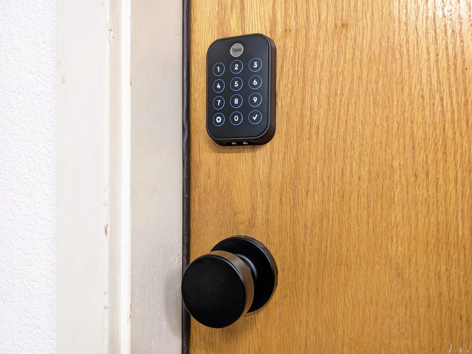 Yale Assure Lock 2 Touch Deadbolt, Lifetime Brass Keyed Smart Entry Door Lock with Bluetooth Connected Touchscreen Keypad and Fingerprint Scanner for Code Entry (No Wi-Fi), YRD420-F-BLE-P05 customer photo 1