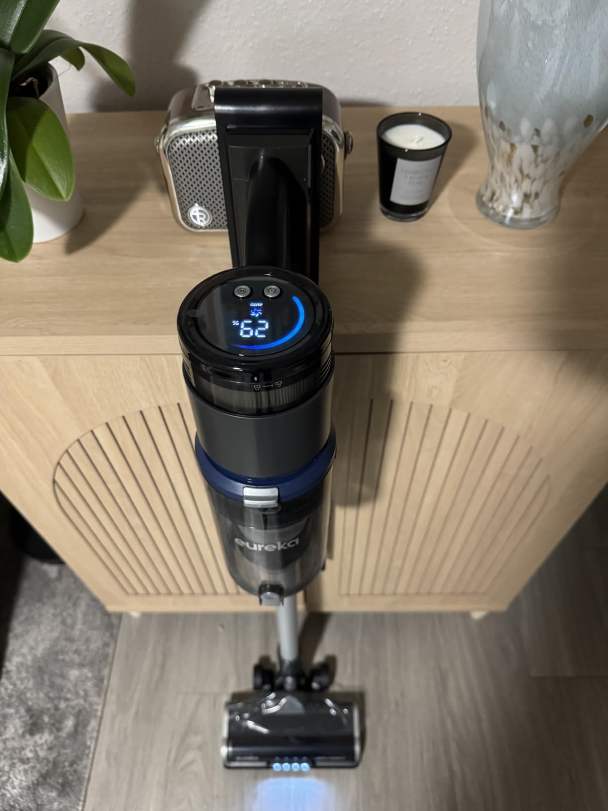 Eureka Cordless Vacuum Cleaner NEC451BL, Anti-Tangle Brushroll, Rechargeable Stick Vacuum, Lightweight for Carpet, Hard Floor, Pet Hair, Black customer photo 2