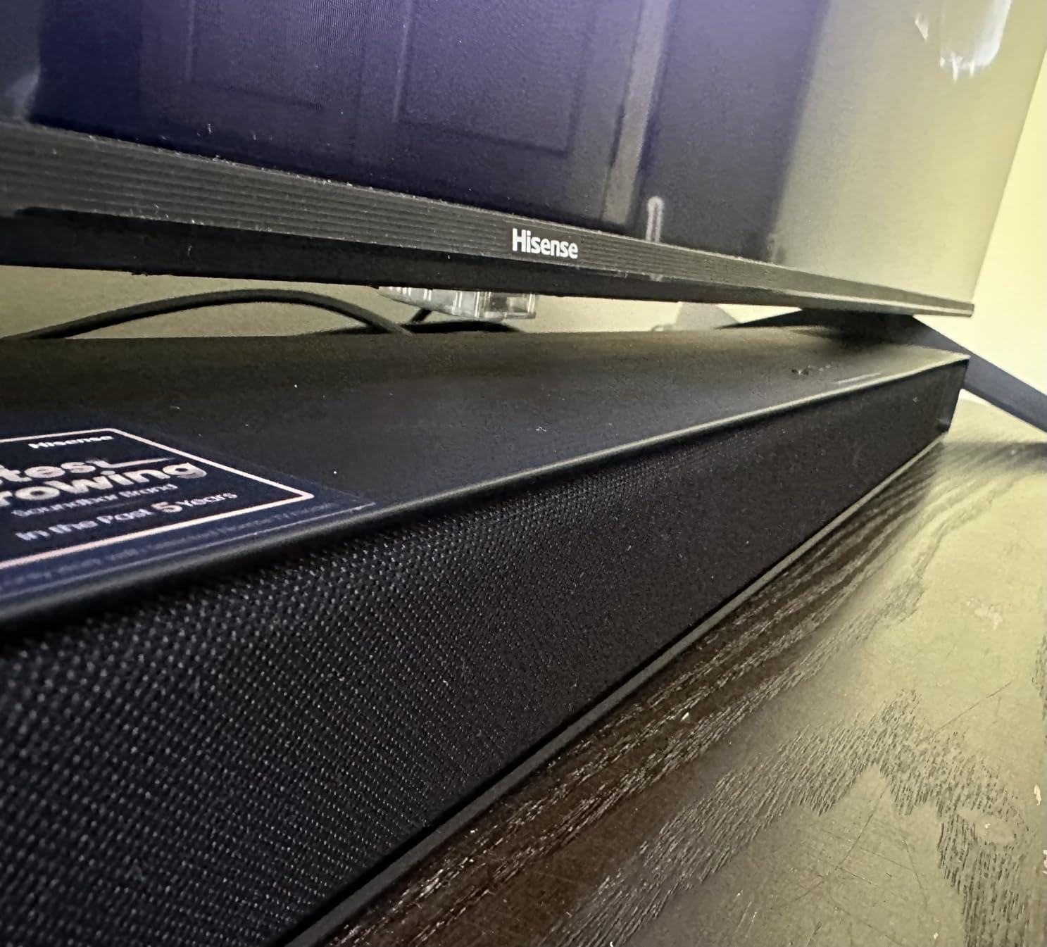 Hisense AX3120Q 3.1.2Ch Sound Bar with Wireless Subwoofer, Dolby Atmos, DTS:X, Bluetooth 5.3, Roku TV Ready, HDMI/AUX/ARC/Optical/USB, EzPlay 3.0, 7 EQ Modes, Hi Concerto customer photo 1