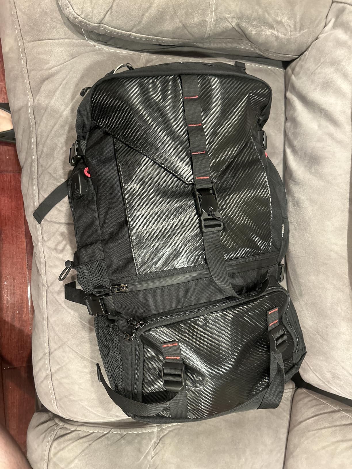 SWICKY Carry-on Travel Backpack, 3-in-1 Convertible Duffle Bag with 17 Inch Laptop Compartment, Shoe Pocket & USB Charging Port for Men Women, Ideal for Hiking Camping Travel Gym Outdoor customer photo 1