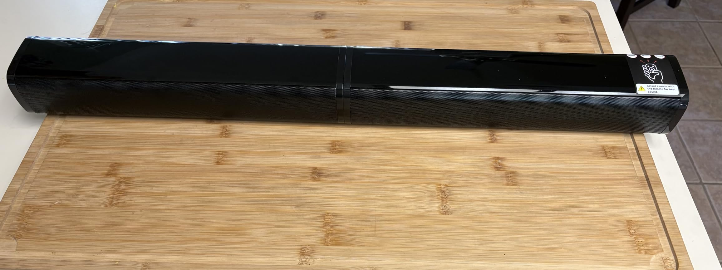 2.1 Sound Bar for Smart TV with Built-in Subwoofer, 6 Levels Voice Enhancement, 15 Inches Small TV Soundbar Speakers with Bluetooth 5.3/ARC/Optical/AUX/USB Connection, 3 EQ Modes, Wall Mount customer photo 2