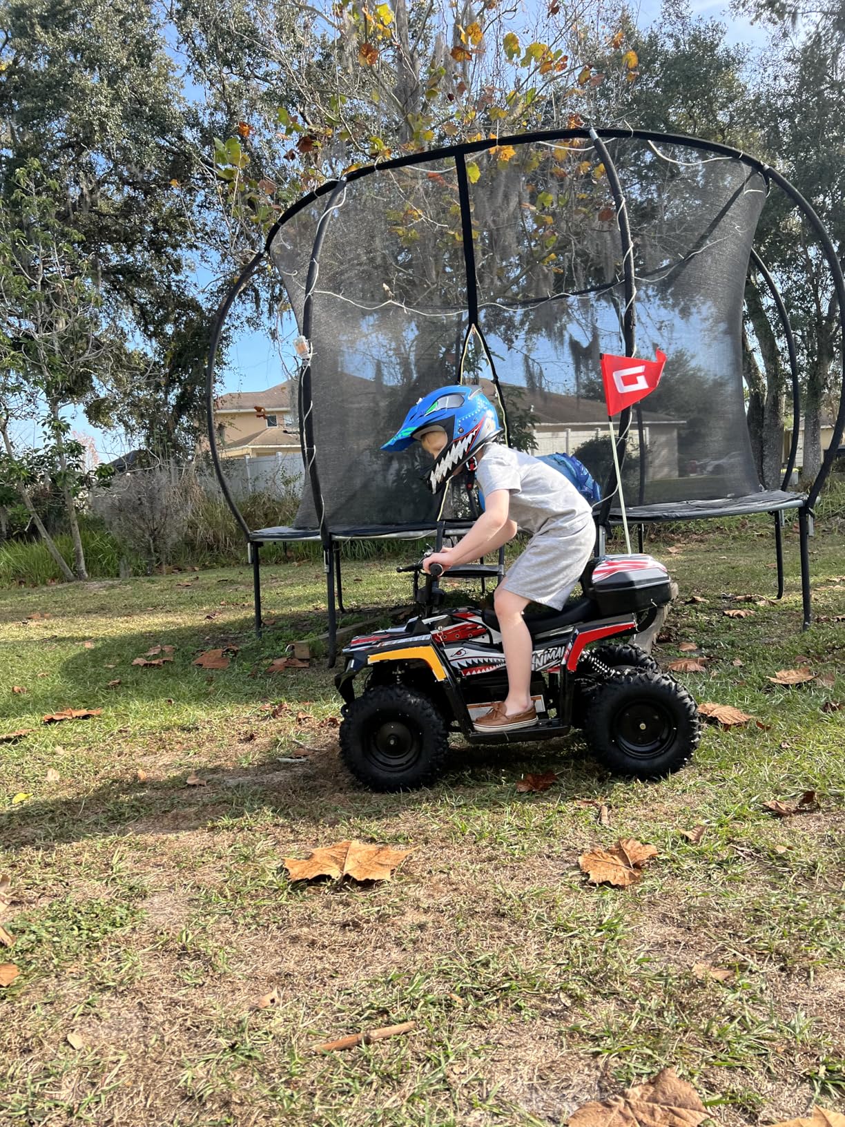 Droyd Animal Kids ATV for Ages 6+, 143 lb Capacity, 36V Electric 4 Wheeler with 500W Brushless Motor, LFP Battery, Dual Speed 10-15 MPH, Dual Suspension Disc Brake Quad Bike with Storage Case customer photo 2