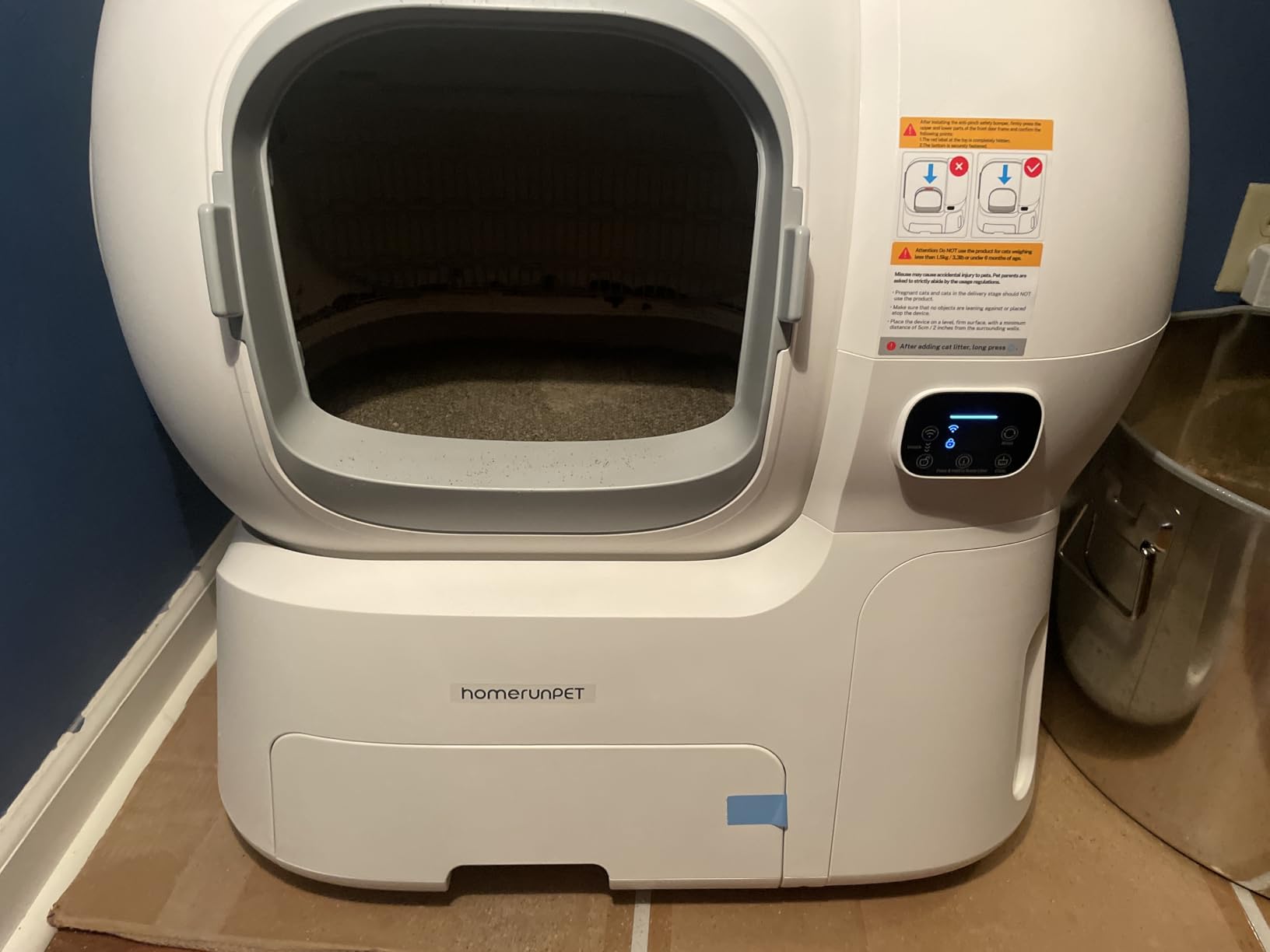 HomerunPET CS106 Self Cleaning Litter Box - 106L Ultra Large Automatic Cat Litter Box with Physical Anti-Pinch Safety, Auto Refill & One-Click Litter Replacement, App Control for Multi-Cat Homes customer photo 2