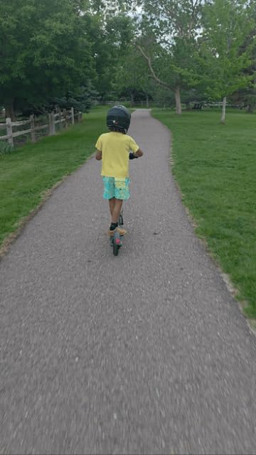 WERHY Foldable Kids Electric Scooter, 350W Motor, Max 12/16Miles Long Range, 19 MPH Max Speed, 8.5