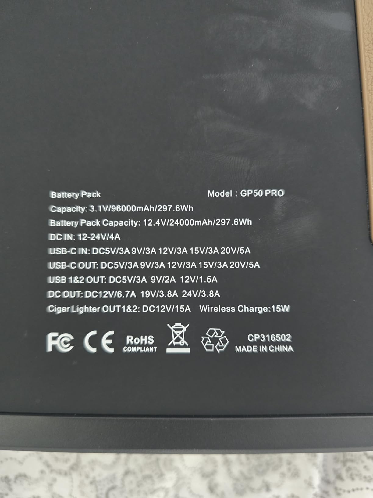 EASYLONGER ES960 CPAP Battery Backup 297.6Wh LiFePO4, Multi-Night CPAP Power Supply for AirSense 11/10, AirCurve 10/11, AirMini, DreamStation/2 customer photo 2