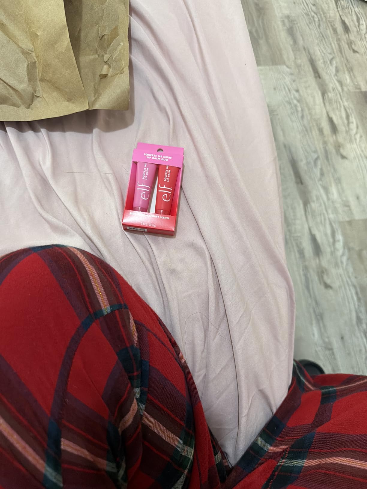 e.l.f. Squeeze Me More Lip Balm Duo, Moisturizing Balm For A Sheer Tint Of Color, Made With Hyaluronic Acid, Vegan & Cruelty-Free, Cherry & Bubblegum customer photo 2