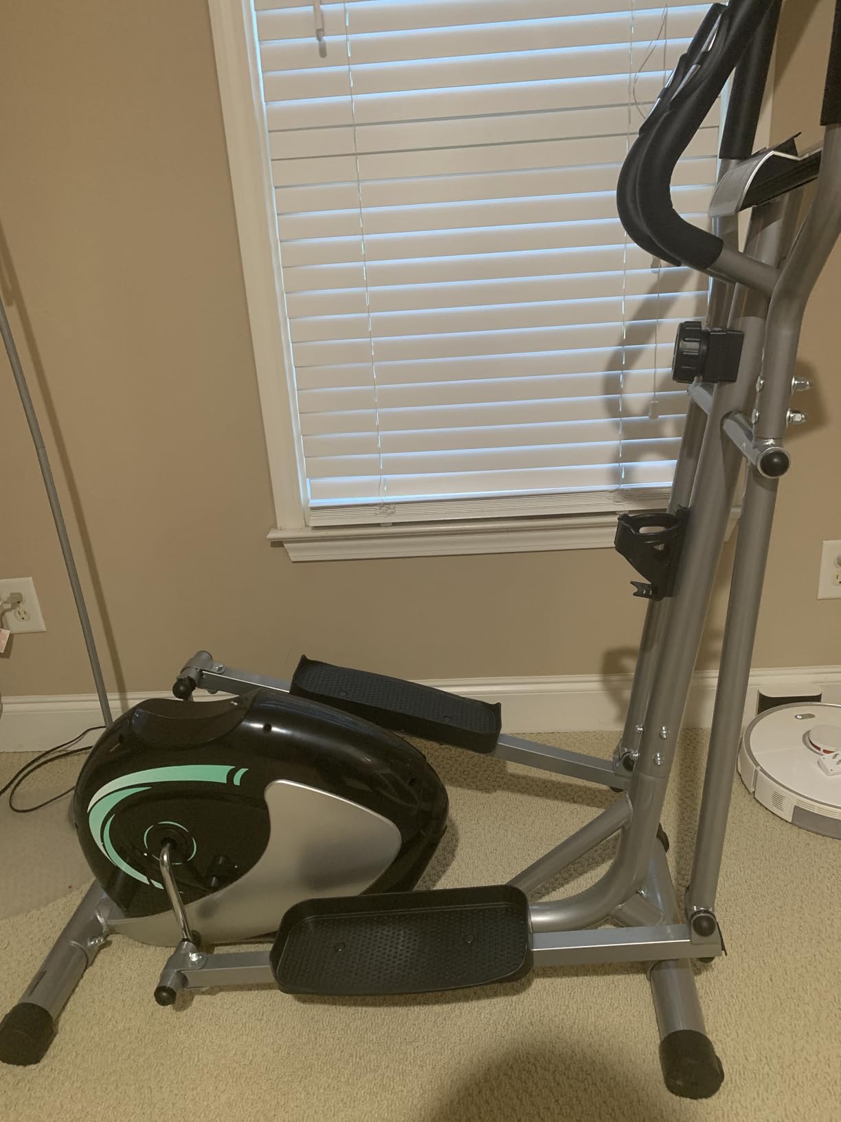 THERUN Elliptical Machine for Home, Hyper-Quiet Elliptical Exercise Machine, Compact Elliptical Trainer w/16 Levels Adjustable Resistance, 13.2LBS Flywheel, Pulse Sensor, LCD Monitor customer photo 1