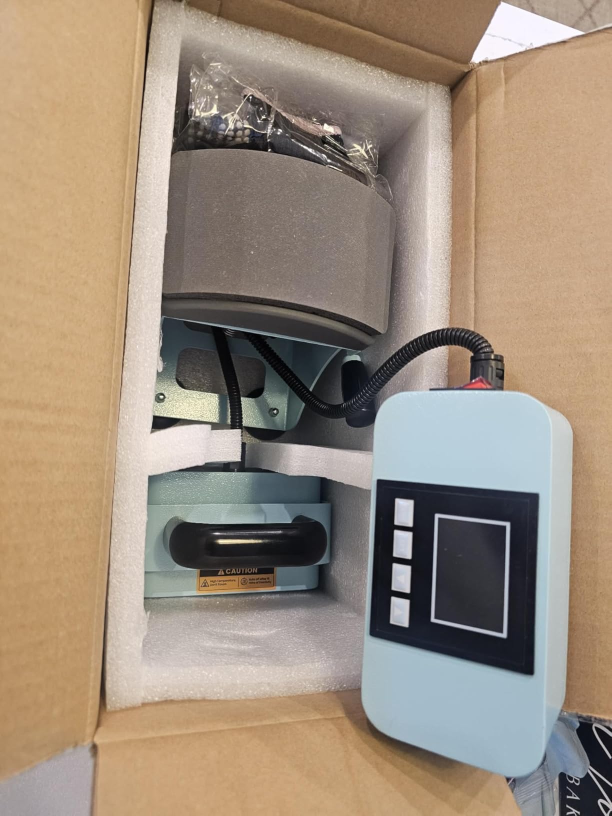 EENOUR Hat Press, Hat Heat Press Machine with 2 Platens & Caps Stretcher, Hat Press Heat Machine for Caps with Memory Mode, Precise Time and Temperature Control, Heat Transfer Printing for Caps, Hats customer photo 2