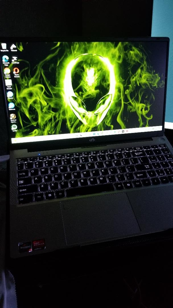 NIMO 15.6'' FHD IPS Student-Laptop-Computer - 16GB RAM 512GB SSD, AMD Ryzen 5(Beat i5-1135G7, 4 Cores Up to 3.7GHz), 65W Type-C, 2 Years Warranty, Fingerprint, Backlit Keyboard, Wi-Fi 5, BT5.2 customer photo 1