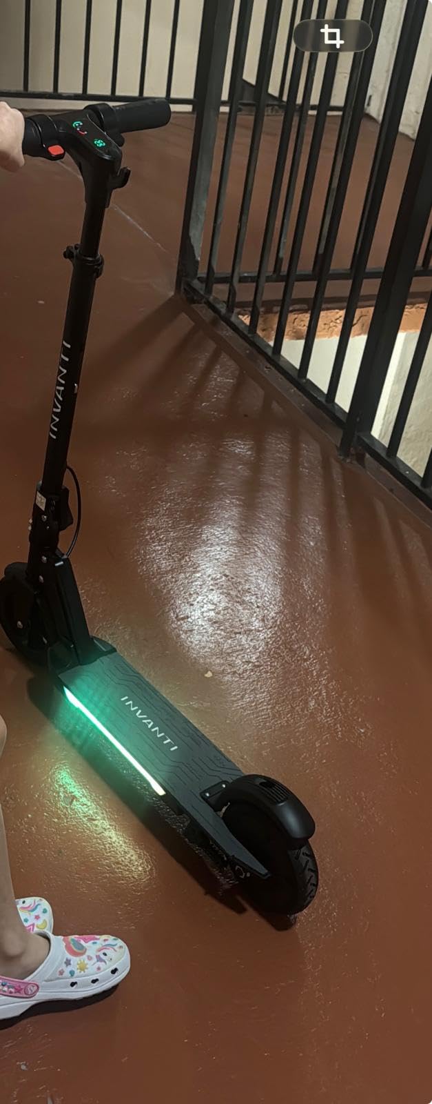 INVANTI Kids Electric Scooter Ages 8+, Max 12mph & 10Miles, 350W Peak Motor, 7