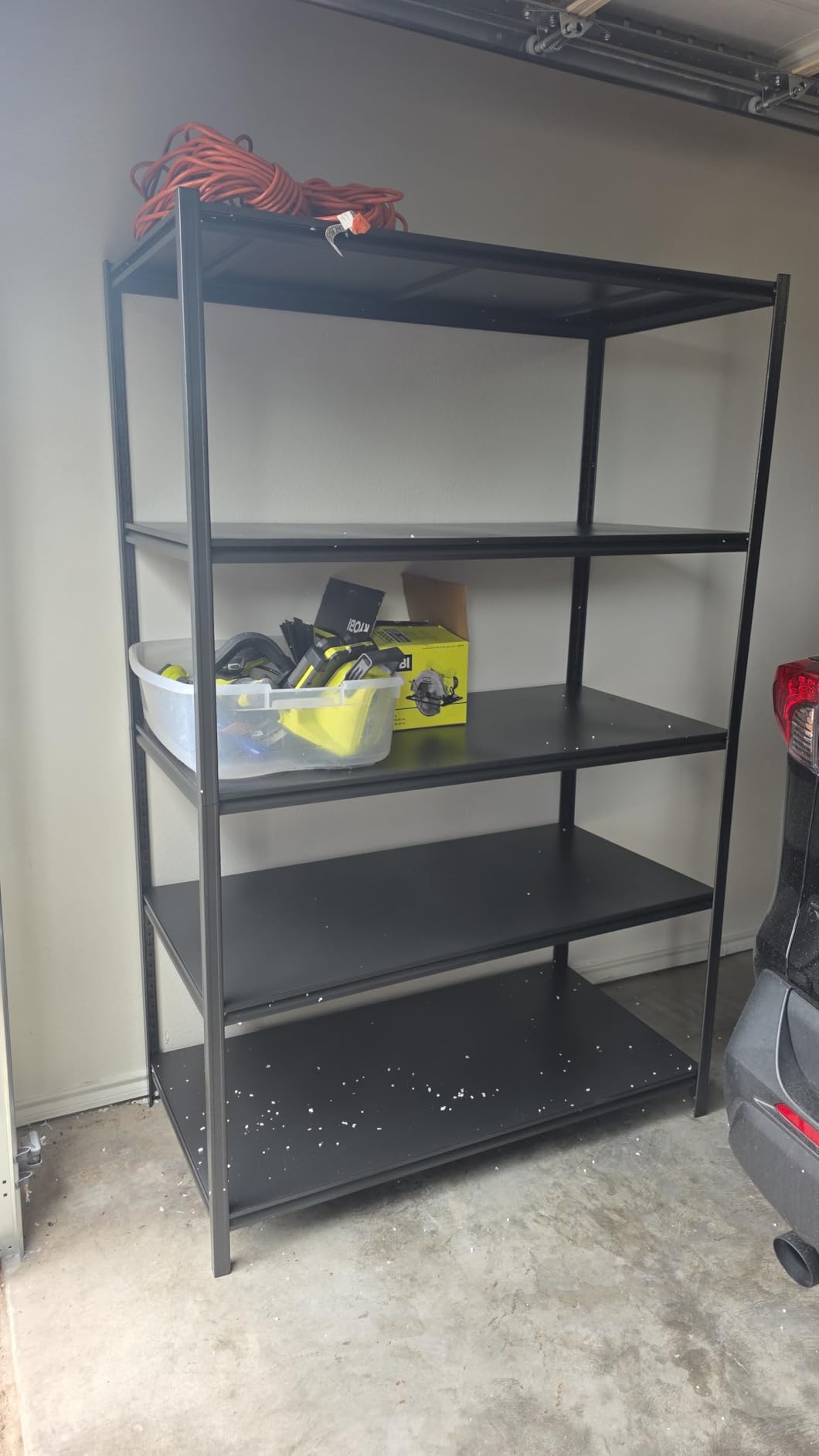 72''H Metal Wire Shelving Rack Heavy Duty, 5 Tier Adjustable wire storage shelf, 35''W Industrial Unit, 3300 Lbs Capacity Storage Shelves for Garage Kitchen Pantry Basement Bathroom Laundry Closet customer photo 1