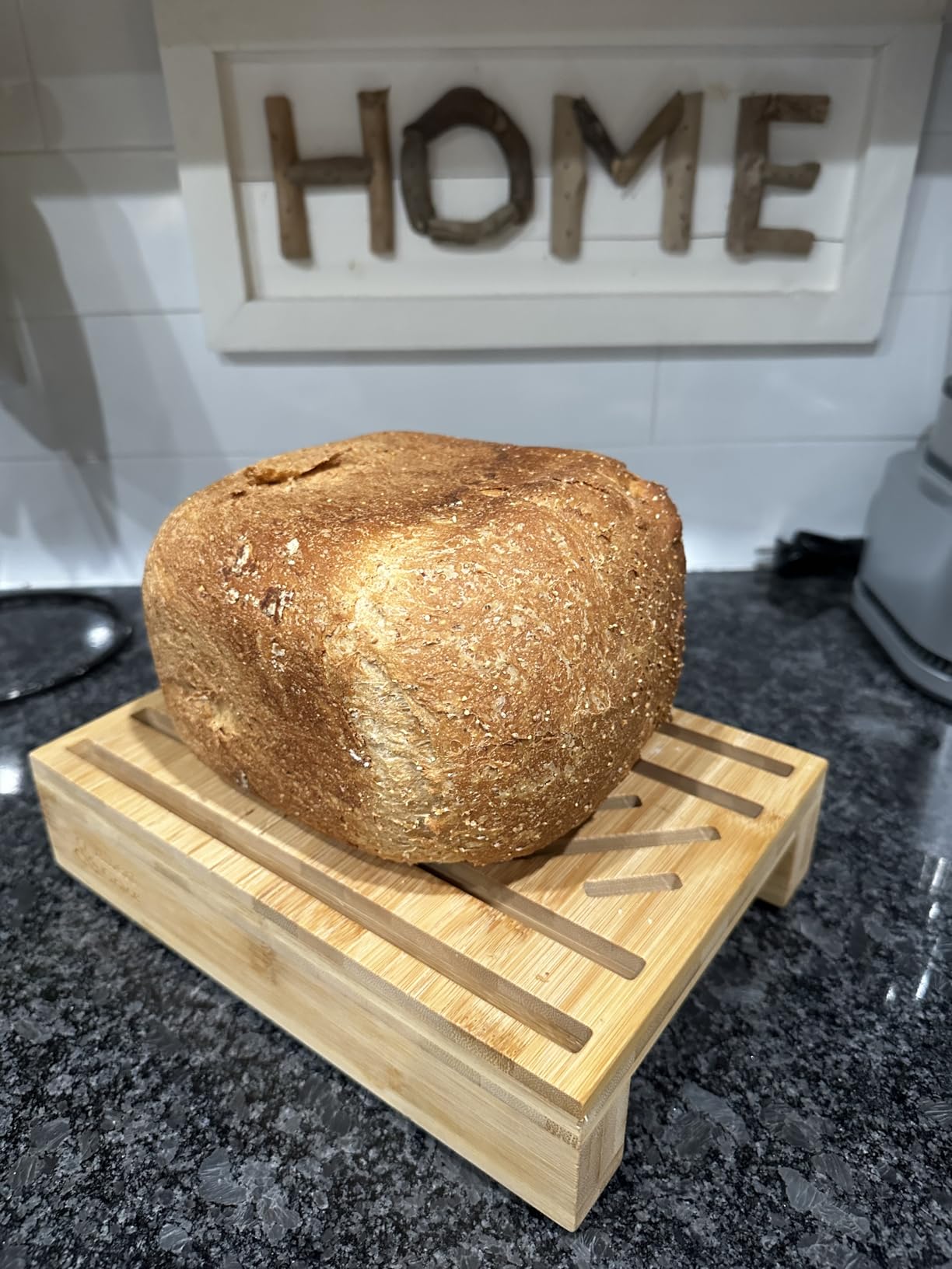 KBS 20-IN-1 Bread Maker with Custom Program, 650W Bread Machine with Nonstick Ceramic Pan & Stainless Steel Paddle, 2LB Bread Maker Machine, Polish Bread, Gluten-Free, Touch Panel, 15H Timer, 3 Colors customer photo 1