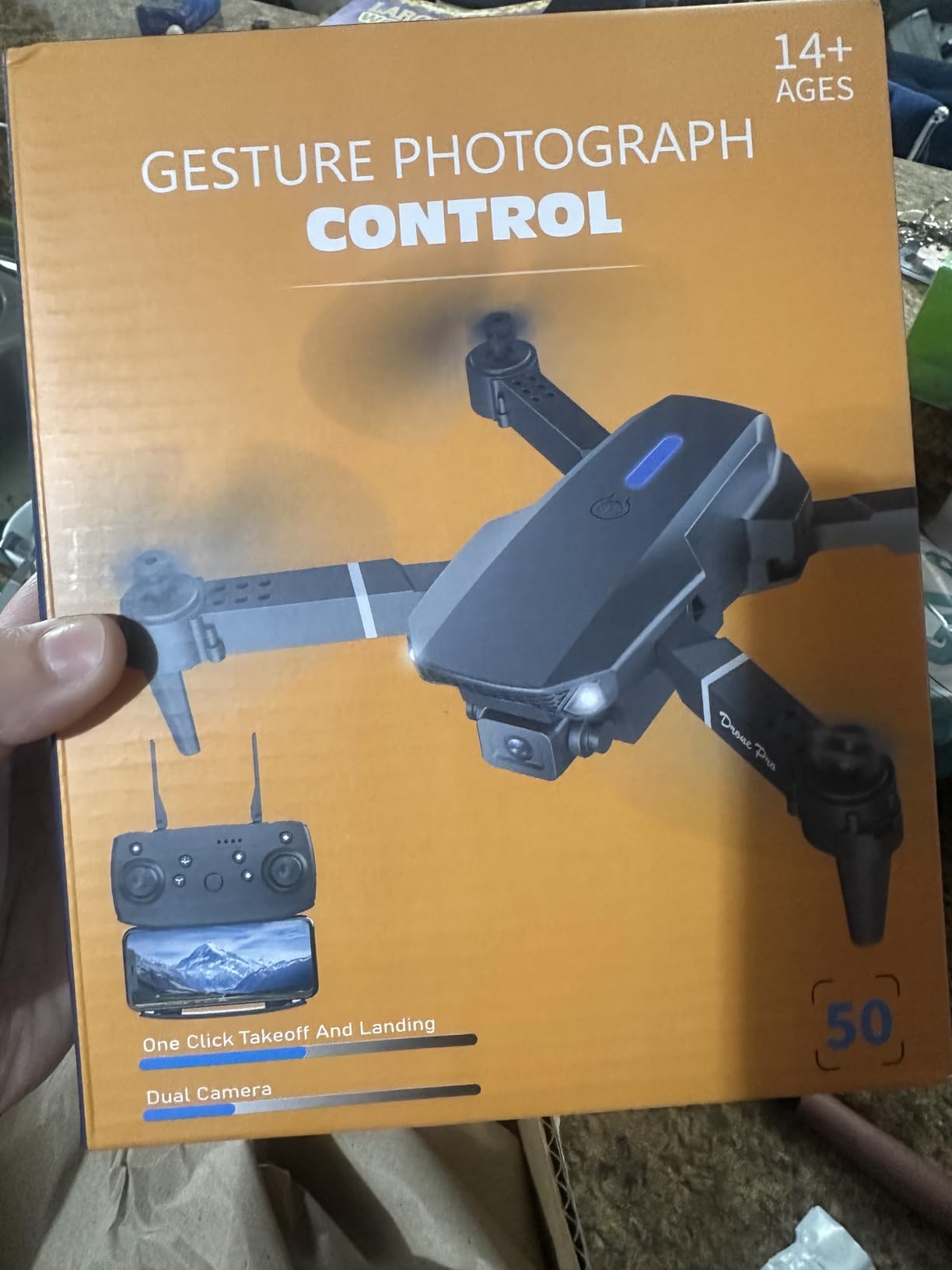 4K GPS Drone with Camera for Adults - 5G Remote Controller with 5.9 Inch Screen, Under 249g, Obstacle Avoidance, 60 Min Flight, Foldable Drone for Adults Beginners (camouflage) customer photo 1