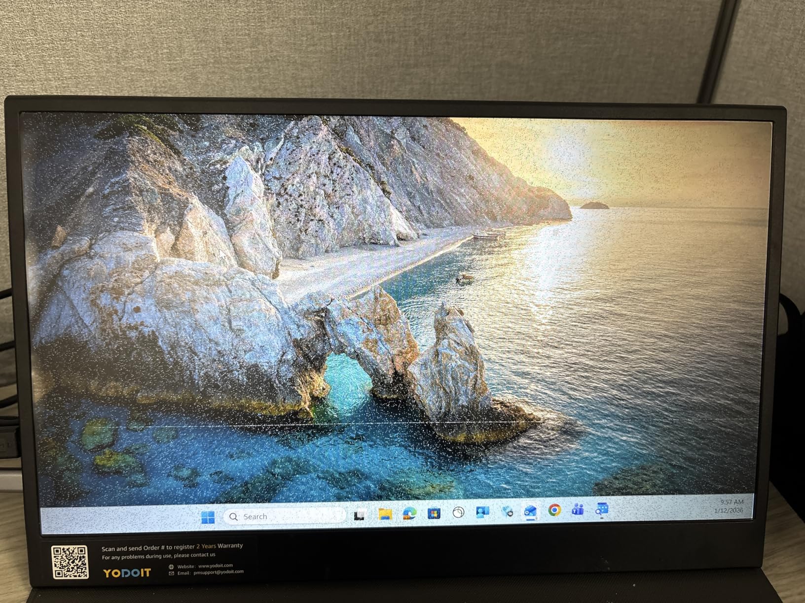 Yodoit Portable Monitor 144Hz 15.6Inch - 1080P Gaming Screen for Laptop IPS Display with USB Type C Port and Speakers with Smart Cover Metal Compatible with PC, MacBook, Xbox customer photo 2