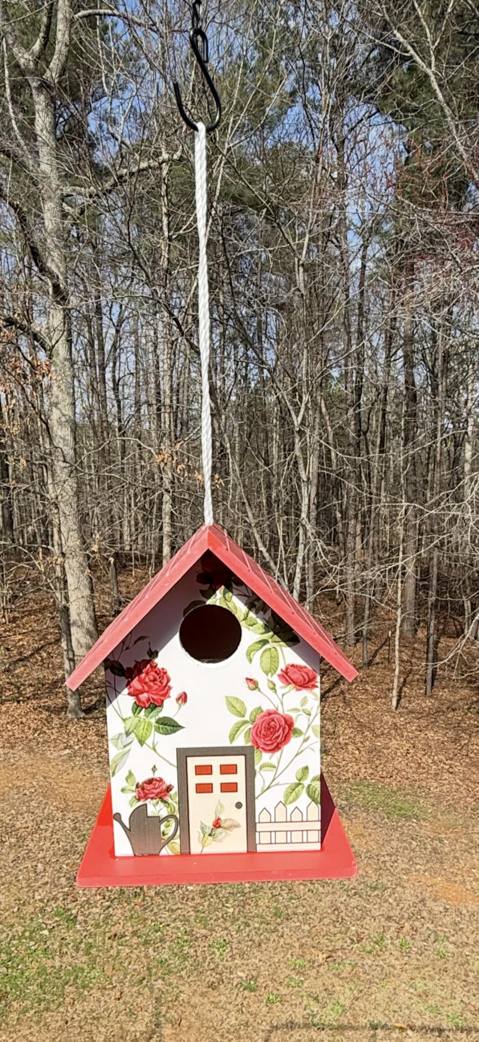 Bluebird Bird House with Camera, Metal Roof, 1080P Birdhouse for Outside with Night Vision, Birdhouse with Camera APP Control, 2.4G WiFi App to Observe Bird Activities(A) customer photo 2