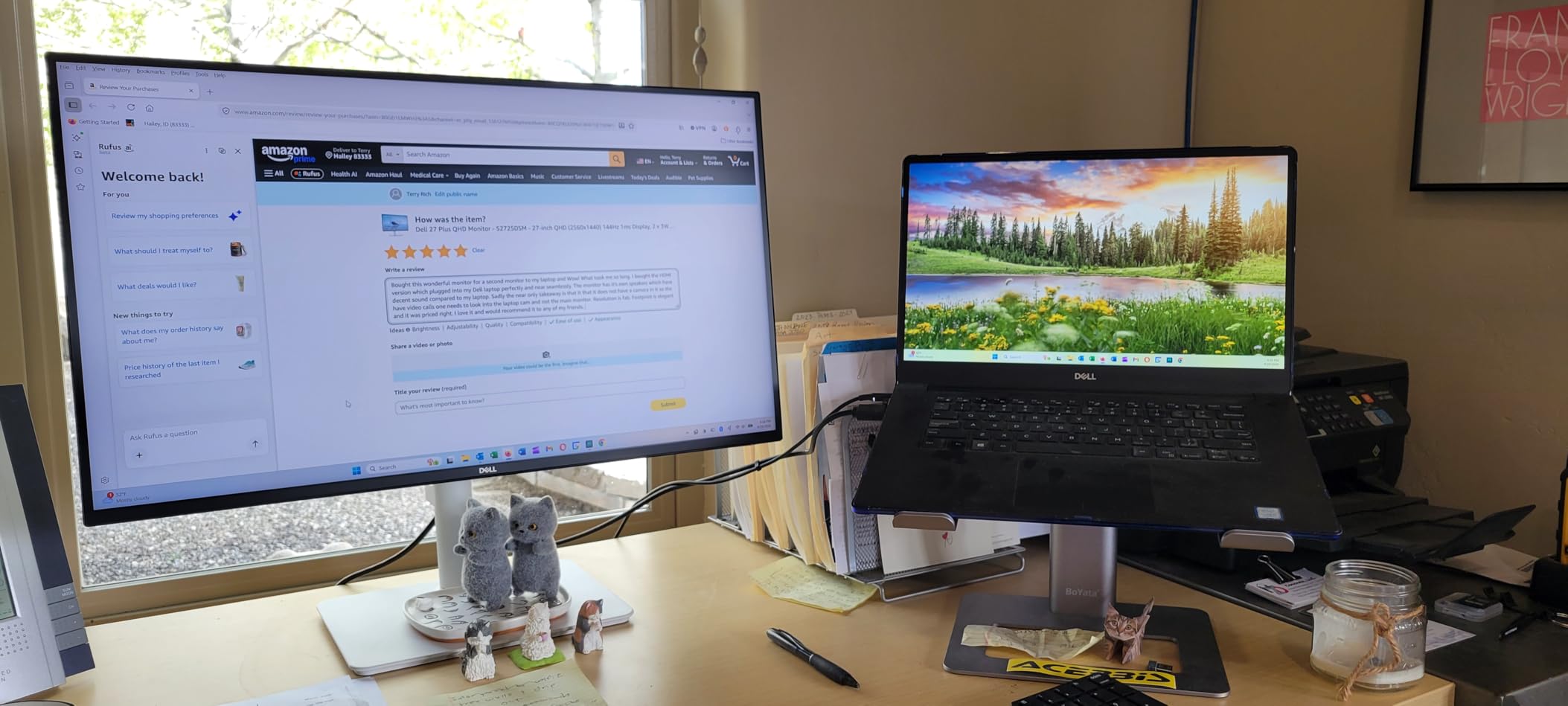 Dell 27 Plus QHD Monitor - S2725DSM - 27-inch QHD (2560x1440) 144Hz 1ms Display, 2 x 3W Speakers customer photo 1