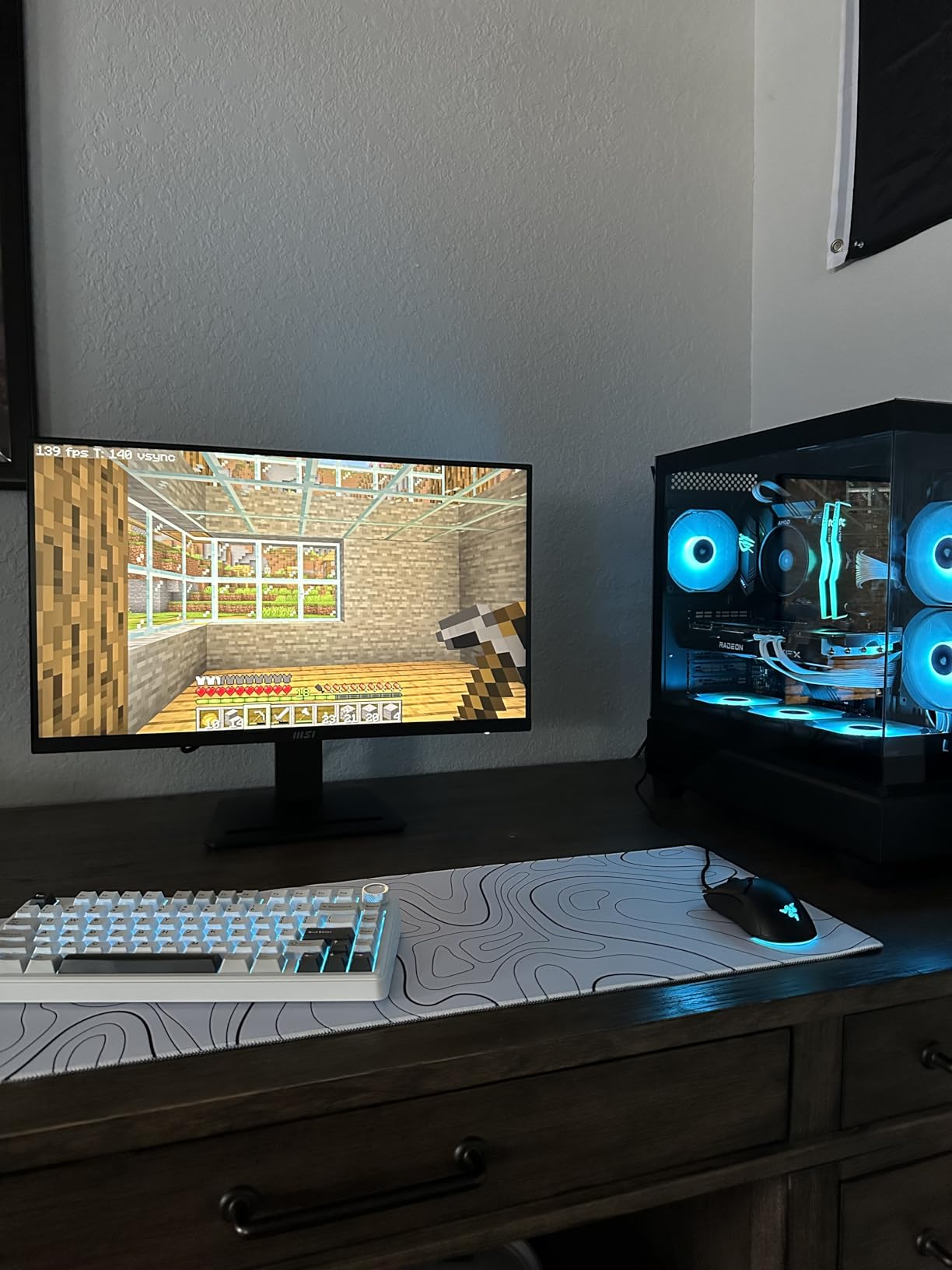msi PRO MP273QW E14 27-inch IPS 2560 x 1440 (QHD) Computer Monitor, 144Hz,Adaptive-Synch, HDMI, DP Port, VESA Mountable, Tilt, Speaker, 1ms, White customer photo 1