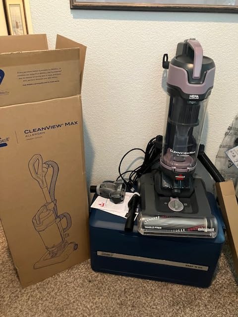 Bissell CleanView Max Allergen Upright Vacuum with HEPA Filtration, Tangle-Free Brush Roll, TurboEraser Pet Tool, 4377 customer photo 2