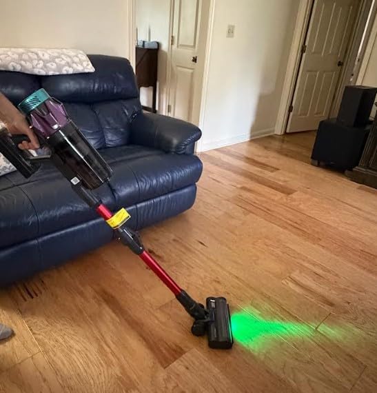 Ultenic Cordless Vacuum Cleaner, 55KPA/650W/80Mins, Cordless Stick Vacuum with 180 Degrees Bendable Wand, Touch Screen, Anti-Tangle Brush, Self-Standing, Vacuum Cleaners for Home/Floor/Pet Hair/Carpets customer photo 1