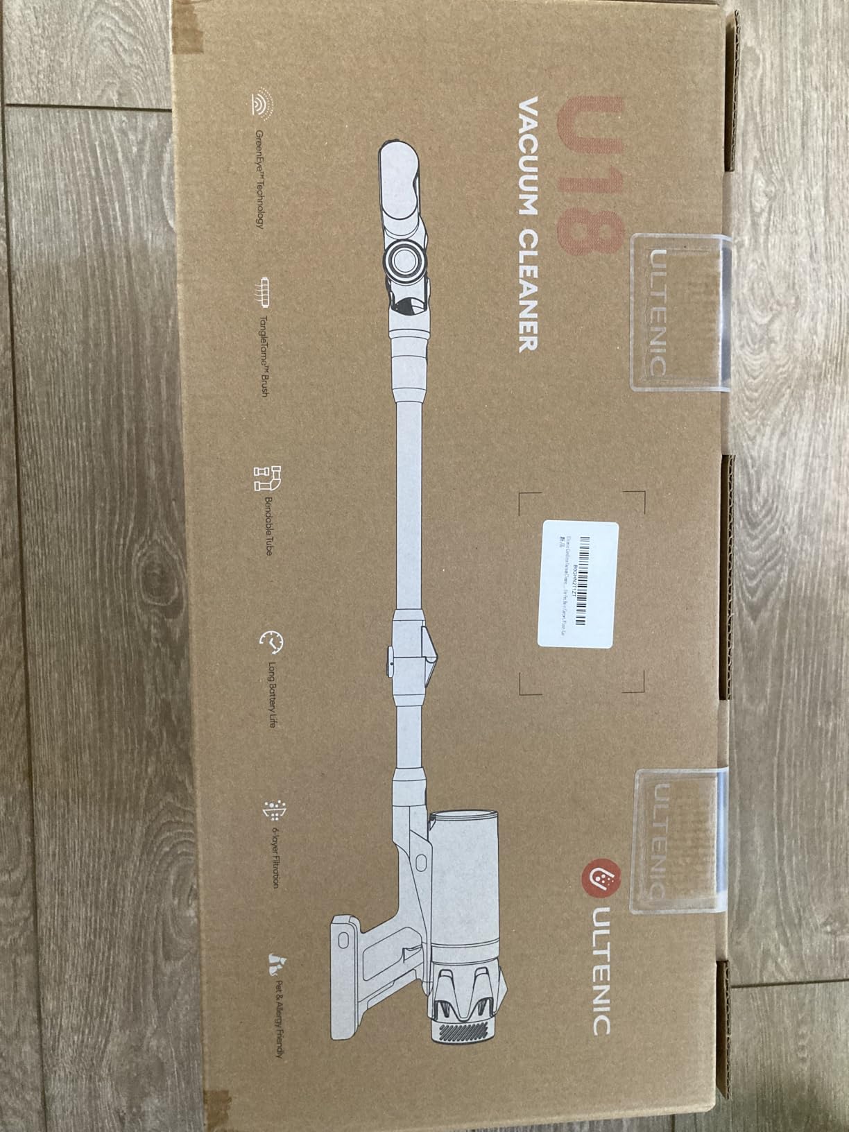 Ultenic Cordless Vacuum Cleaner, 55KPA/650W/80Mins, Cordless Stick Vacuum with 180 Degrees Bendable Wand, Touch Screen, Anti-Tangle Brush, Self-Standing, Vacuum Cleaners for Home/Floor/Pet Hair/Carpets customer photo 2