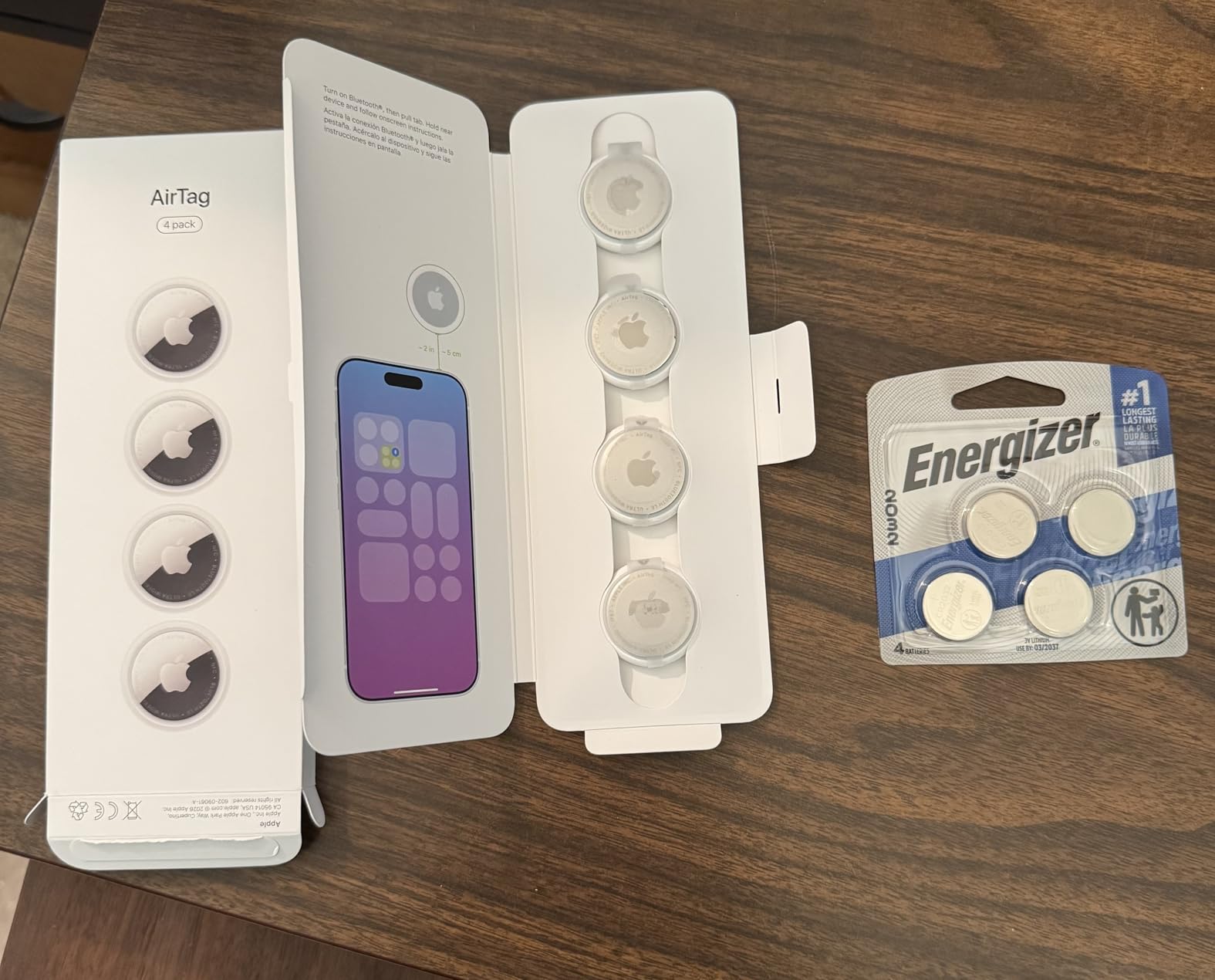 AirTag (2nd Generation) - 4 Pack: Tracker for Keychain, Wallet, and More; Locator with Sound; Simple One-Tap Setup with iPhone or iPad; Key Finder with up to 1.5X Precision Finding Range customer photo 2
