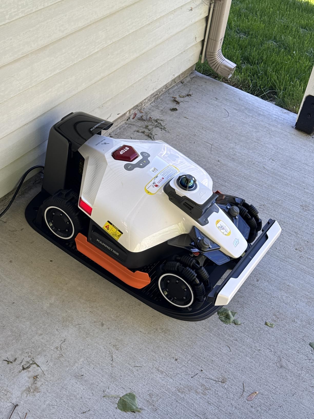 Mammotion LUBA 3 AWD 5000H Robot Lawn Mower for 1.25 Acres, 360° LiDAR+NetRTK+AI Vision Tri-Fusion Positioning, All-Wheel-Drive for 80% Slopes, 50 Multi-Zone Management, Cutting Height 2.2