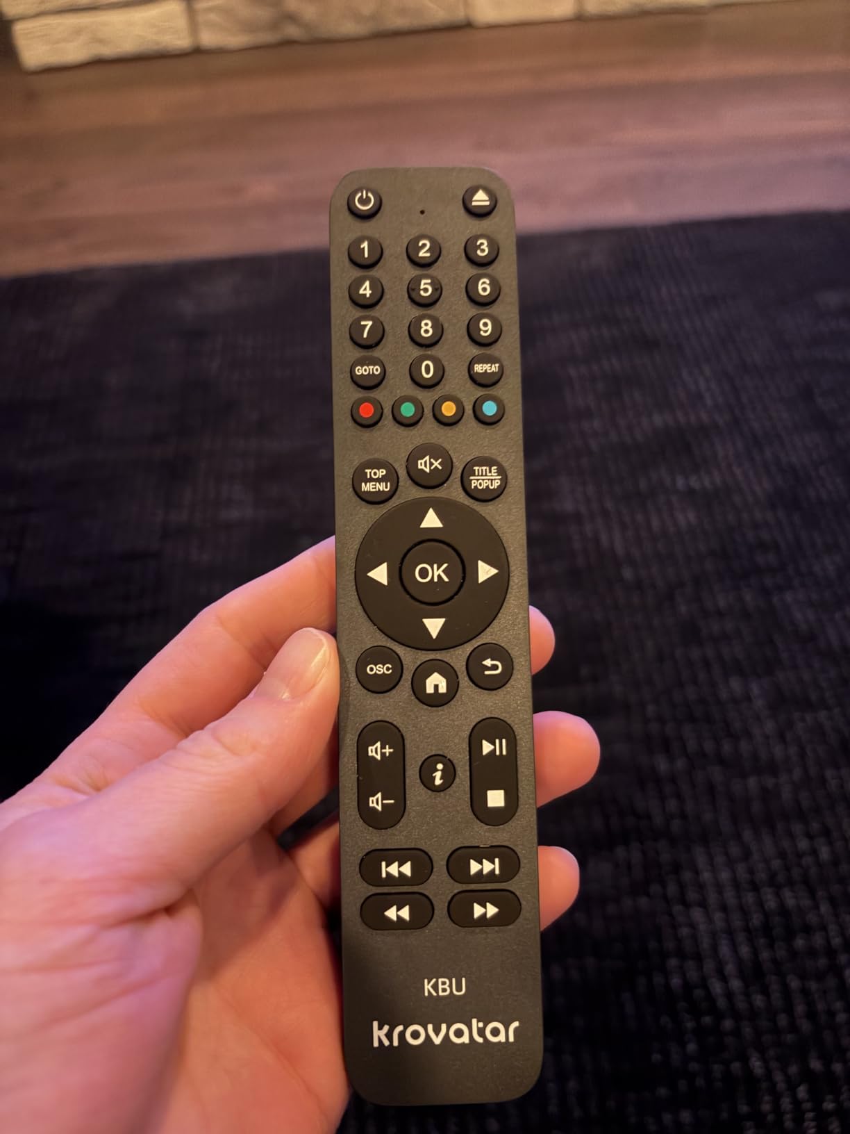 Krovatar 4K UHD Blu-ray Player with Dolby Vision and HDR10+, Bluetooth Function and HDMI Cable Included in. Support 2K Blu-ray,3D Blu-ray,4K upscaling,UHD Blu-ray,SACD,DVD,CD Playback customer photo 2