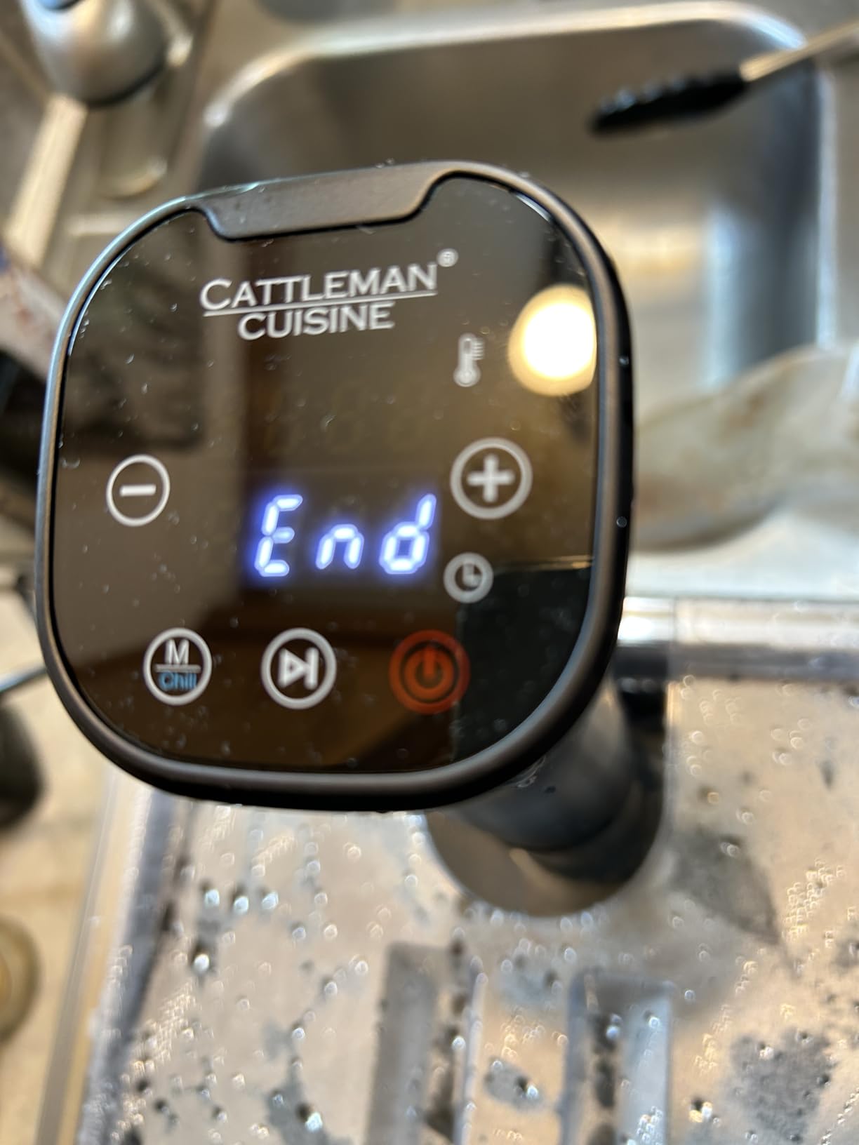 CATTLEMAN Sous Vide Cooker, Wine Chiller, 1000W, Sous Vide Kit with Container, Immersion Circulator, Sous Vide Container 12 Quart with Lid & Neoprene Sleeve, Accurate Temp & Timer, Fast Heating customer photo 2