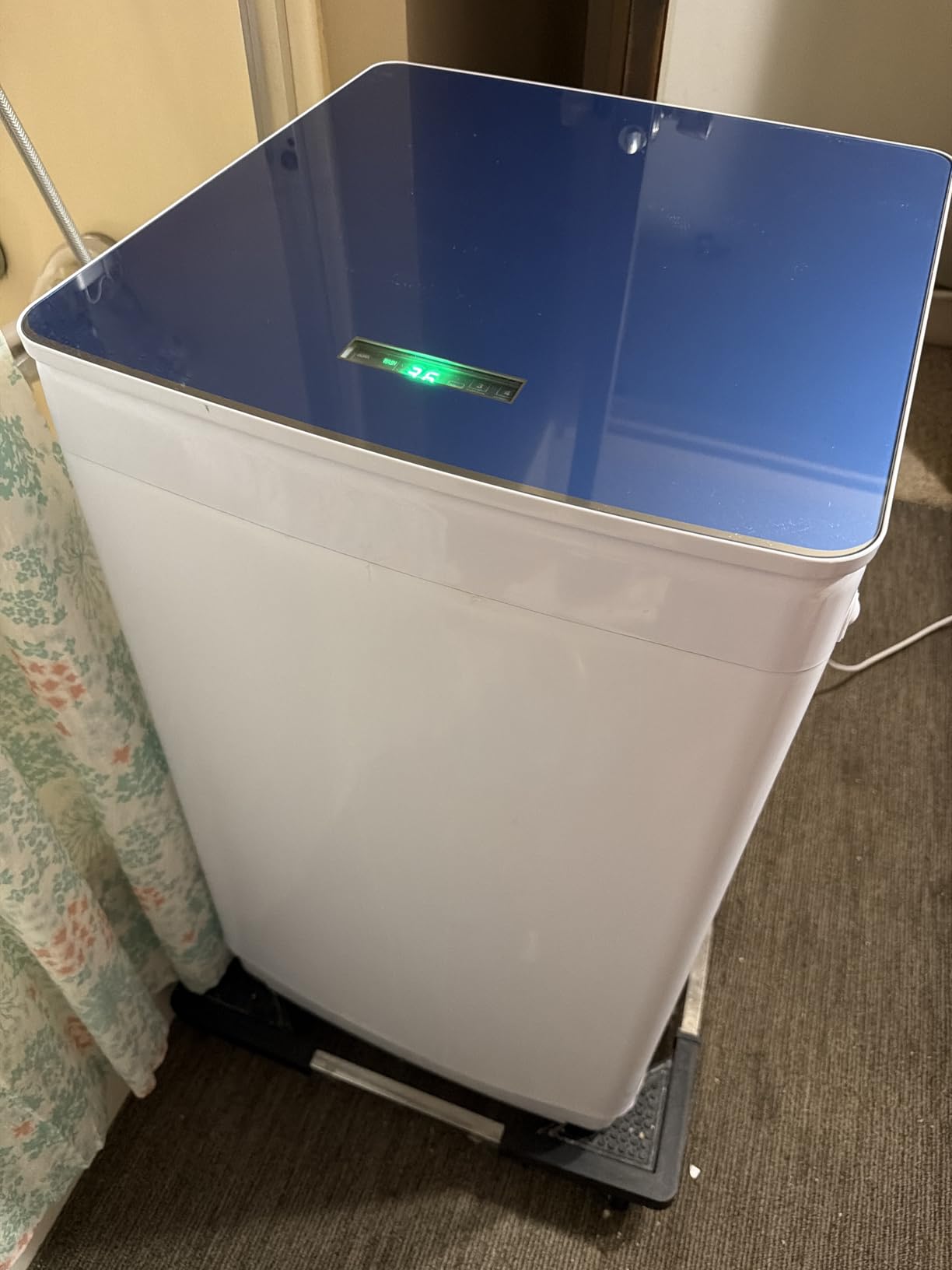 Auertech 14 lbs Portable Washing Machine, Fully Automatic Portable Washer with Glass Lid, 10 Wash Cycles, Compact Capacity Washer and Spin Dryer Combo with Drain Pump for Apartment, Dorm, RV customer photo 1