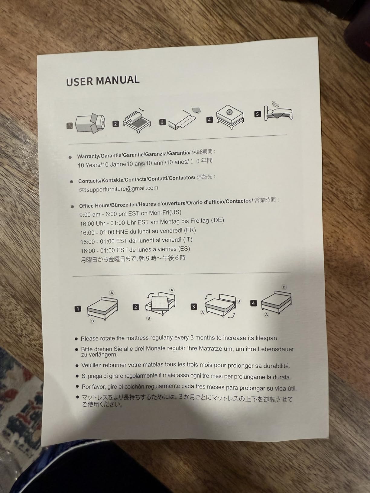 Novilla King Size Mattress 12 Inch, Hybrid Mattress with Zoned Pocketed Smart Coils, Hip & Lumbar Support, Motion Isolation Design, Medium Firm in a Box customer photo 1