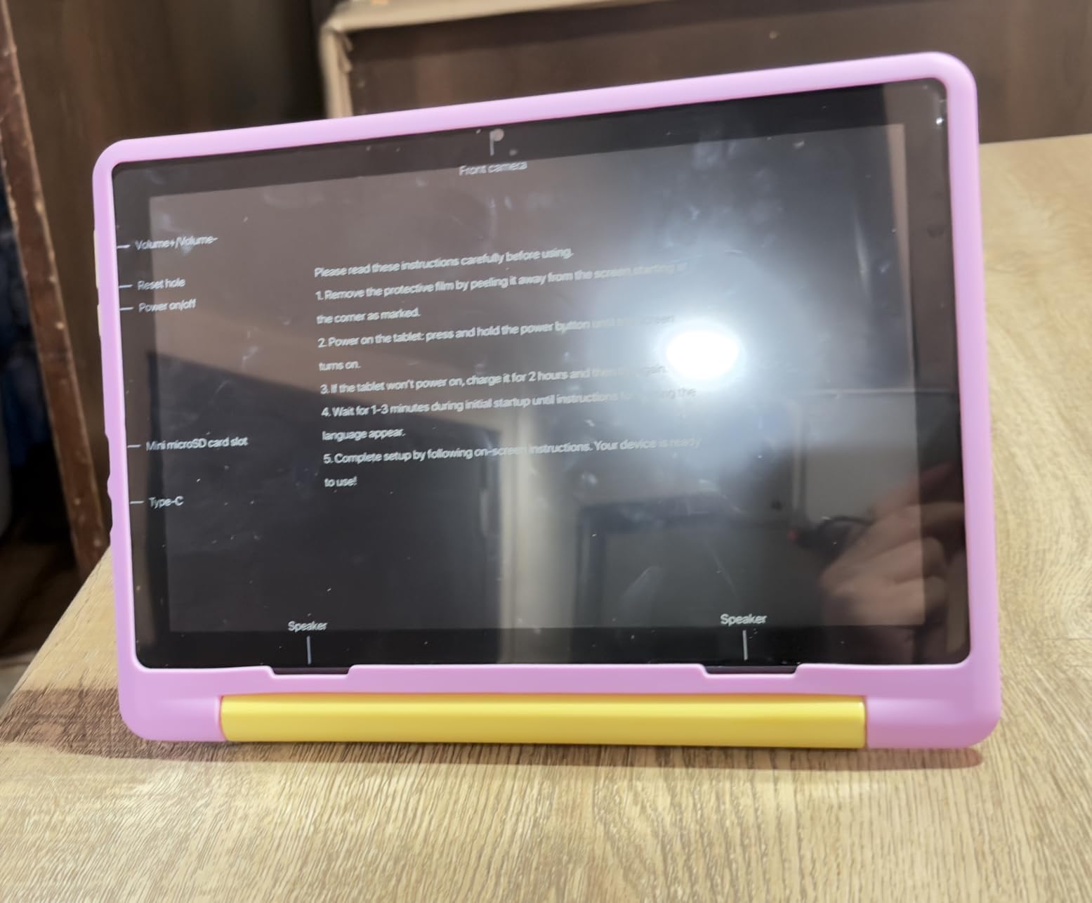Urao Kids Tablet, Android 16 Tablet for Kids 10 inch with Case, 20GB RAM 64GB ROM 1TB TF Card Expandable for Toddler Children, Parental Control, Dual Camera, WiFi, Gift customer photo 1