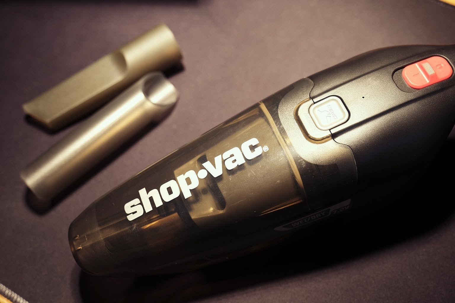 Shop-Vac Wet/Dry Handheld Vacuum Cordless, Powerful Portable Car Vacuum Rechargeable, Wall-Mounted Hand Vac with Crevice Tool, Washable Filter, Black customer photo 2