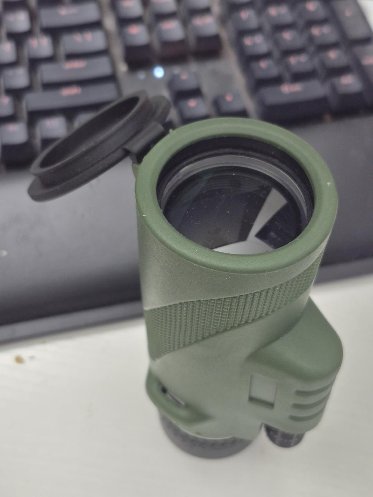 Monocular Telescope 80x100 High Powered Monoculars High Definition for Adults High Powered with Smartphone Adapter Telescope Wildlife Bird Watching Travel Camping Hiking Green customer photo 2