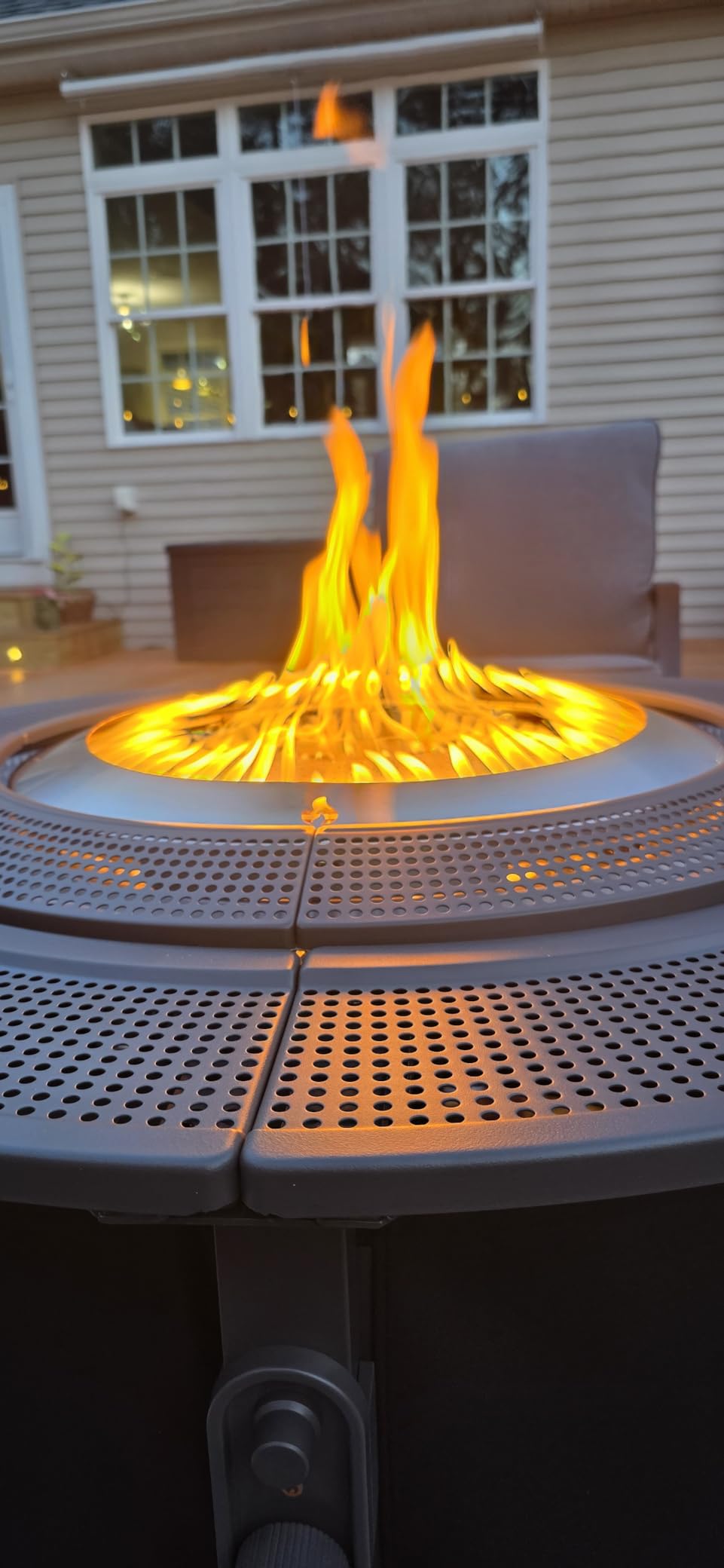 Solo Stove Infinity Flame Propane Fire Pit | Outdoor Gas Fire Pit Table, Smokeless Signature Flame Design, 42