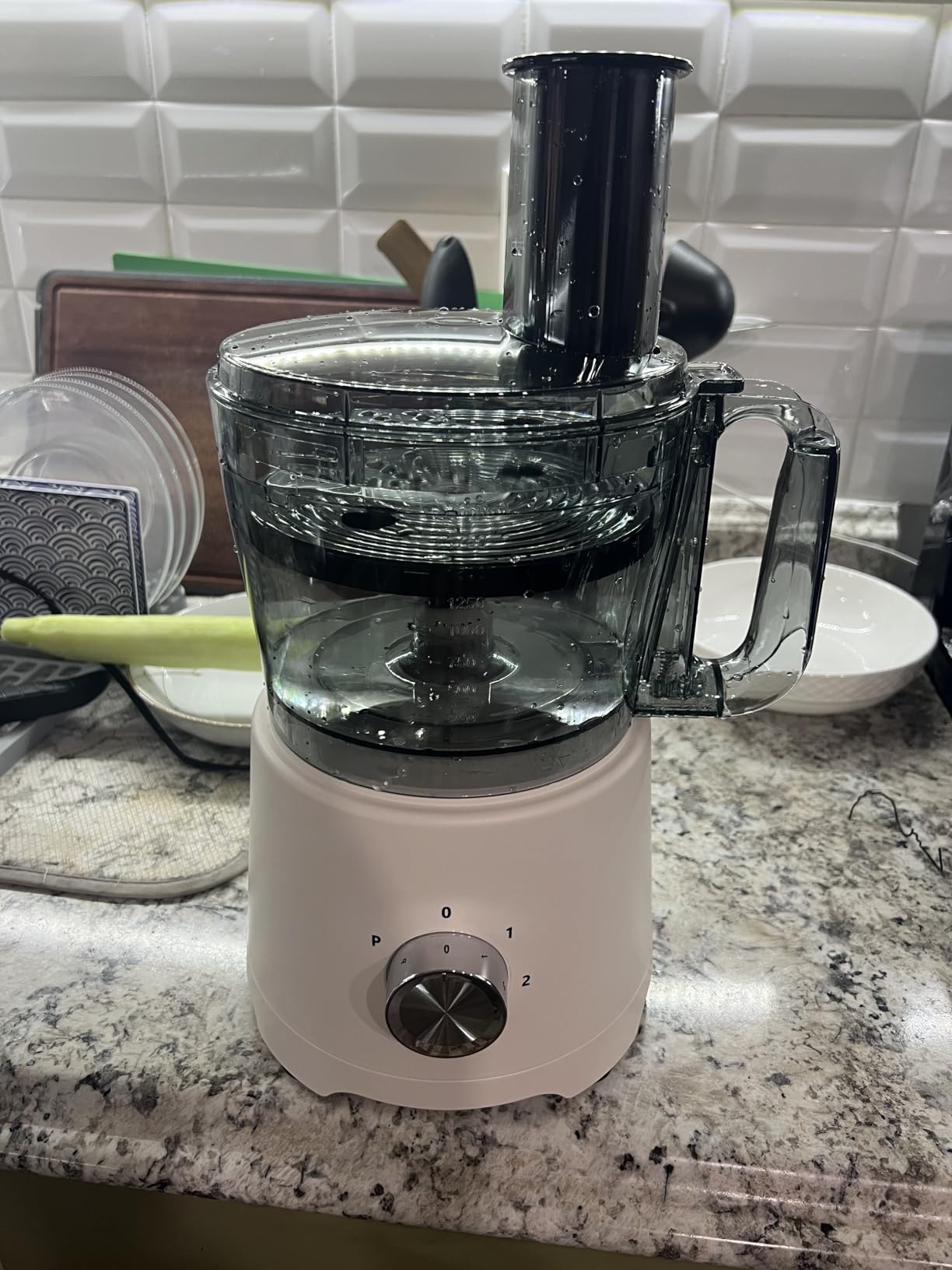 OLIXIS Food Processor 10.5 Cups, 600W Powerful Food Processors with 5 Blades, Dishwasher Safe Meat Grinder customer photo 2