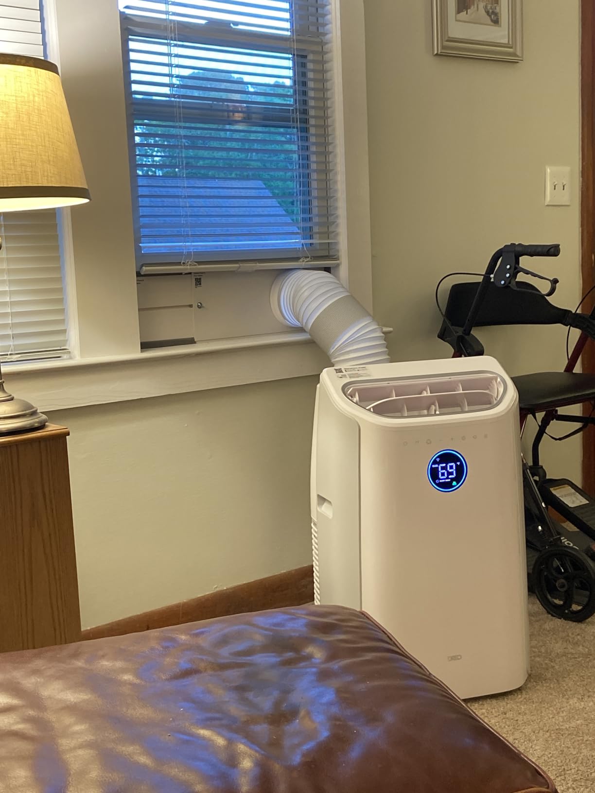 DREO Inverter Dual-Hose Portable Air Conditioners 740S, High Efficiency, 14000 BTU ASHRAE (10000 BTU DOE) 42dB Quiet Smart AC Unit, Drainage-Free, APP/Voice/Remote Control, for Bedroom & Large Room customer photo 1