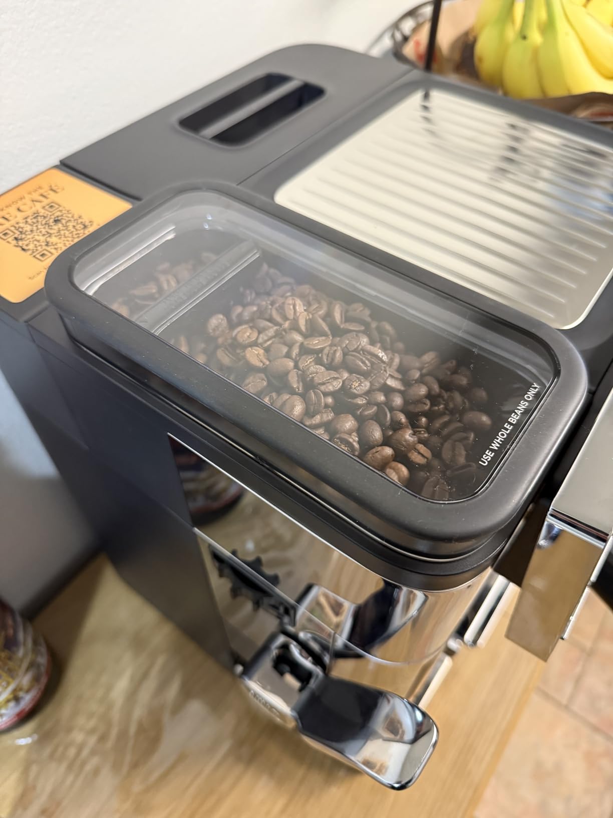 Ninja Luxe Cafe Pro designed by David Beckham, Espresso Machine, Drip Coffee, Cold Brew, Hot Water, Integrated Tamper, Built-in Grinder, Hands-Free Frother for Lattes & More, Black/Gold, ES771BK customer photo 2